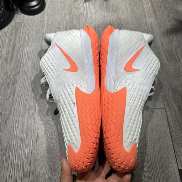 Nike Zoom Vapor Cage 4 Rafa Mens 12.5 Tennis Shoes DD1579-106 White Bright Mango main image 6